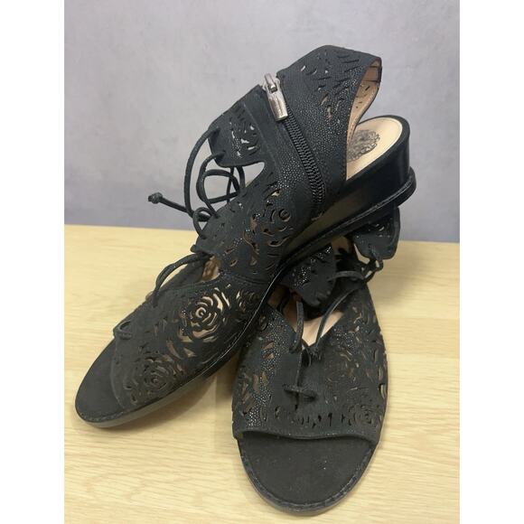 Vince Camuto Regey Sandals Womens Size 9.5M Retana Suede Tumbleweed Ankle-High - Picture 5 of 12